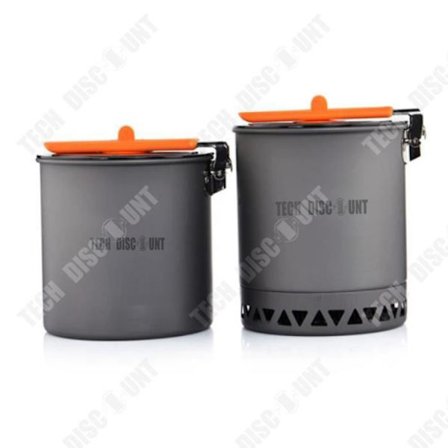 Campingkitt - TECH DISCOUNT - 2 delar - Aluminium - Bärbar - Ultralätt