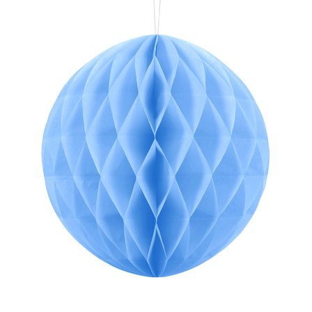 Hängande Honeycomb Ljusblå 30 cm