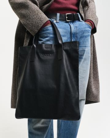 GANT Uomo - Borsa tote in pelle - Taglia ONE SIZE - - Uomo - Bags