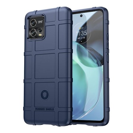 Rugged Shield Suojakotelo Motorola Moto G72 - Sininen