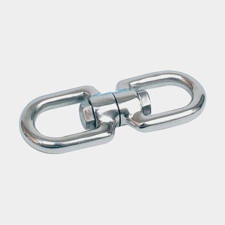 Swivel eye to eye 1852-Marine, stainless, Ø8 mm, 90 mm