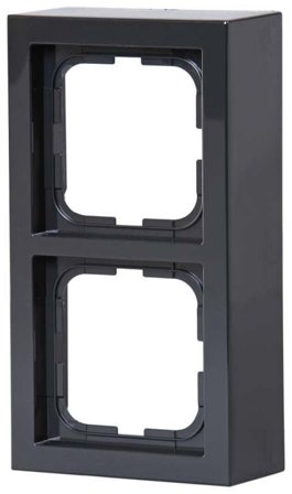 ABB Impressivo Korotuskehys antrasiitti 2-paikkainen, Kytkimet & pistorasiat