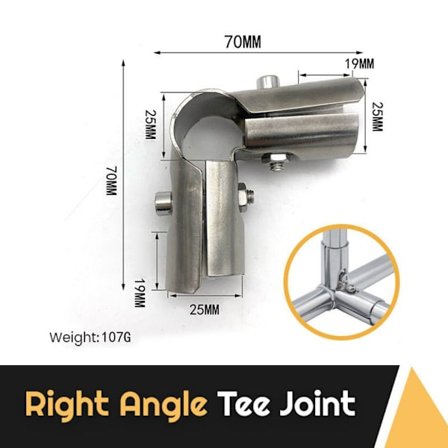 1 kpl putkiliitosputkiliitin RIGHT ANGLE T LIITOS OIKEA KULMA T