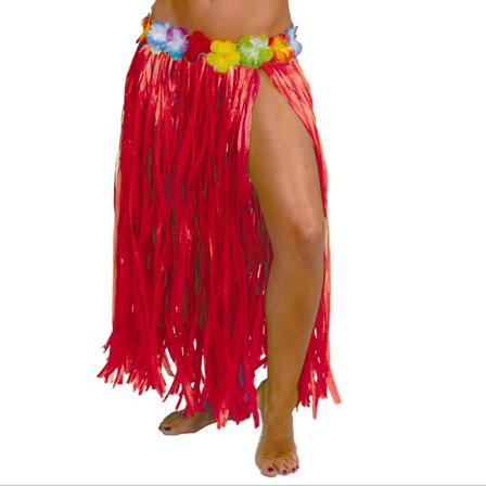 Hawaiikjol 75cm Röd