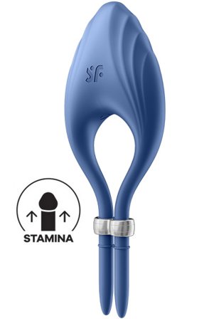 Kjøp Satisfyer Vibrating Penis Ring Duelist Blue - Vibrerende penisoverdrag | God pris