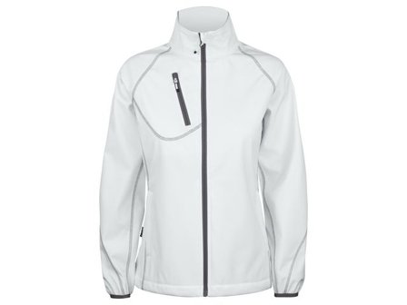 PROJOB Softshelljacka dam 2423 vit L - Lyreco - Arbetskläder - Arbetsjackor - Softshelljackor