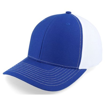 Richardson - Blå adjustable Keps - 312 Split Royal/White Adjustable @ Hatstore