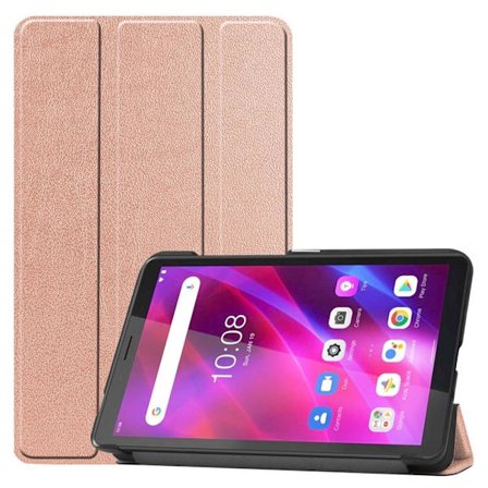 Tri-fold Fodral till Lenovo Tab M7 (3rd Gen) - Rose Gold