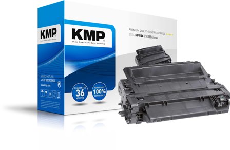 KMP Toner HP CE255X comp. black F-FEEDS