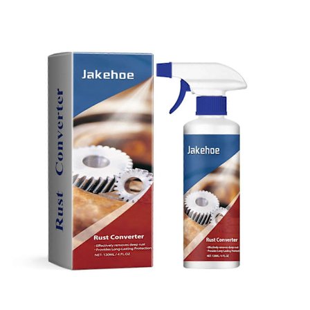 Premium Anti-Rust Converter Spray - Miljøvenlig Metaloverfladerenser & Beskytter til Jerndøre, Biler & Industriel Brug, 120ml