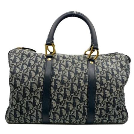 Dior Vintage, Pre-owned Canvas handbags Blauw, Dames, Maat:ONE Size