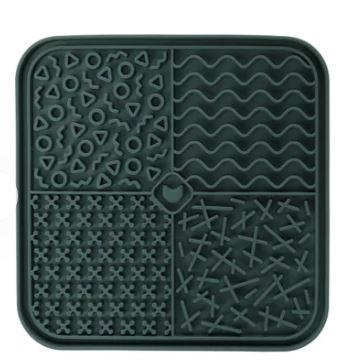 Munir Slikkematte, Grønn - 20cm