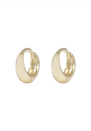 SNÖ of Sweden Honey Drop Ring Ear 8mm Örhängen Dam Guld ONESIZE