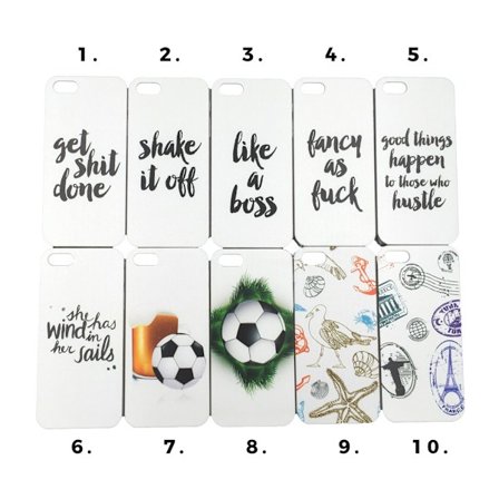 Skal med motiv iPhone 5/5S/SE