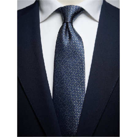 John Henric Tie Geometric Kostymtillbehör Herr Blå 7,5