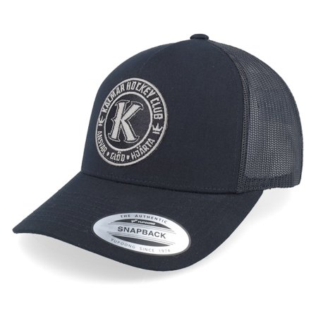 Hatstore - Nero trucker Cappellino - Kalmar HC Black/Stealth Grey Patch A-frame Black Trucker @ Hatstore