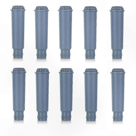 10 stk. Vannfilterpatroner for kaffemaskiner for Melitta, Krups Claris F088, Nivona automatiske kaffemaskiner