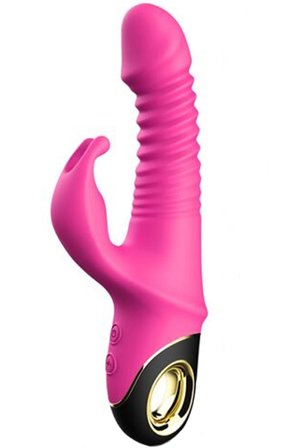 Zing Vibrating Rabbit Dildo 22,5 cm - Woome.pl