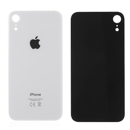 Apple iPhone XR 6.1 tuuman lasinen takakansi akkukotelolle (EU-versio, ei-OEM mutta korkealaatuinen)
