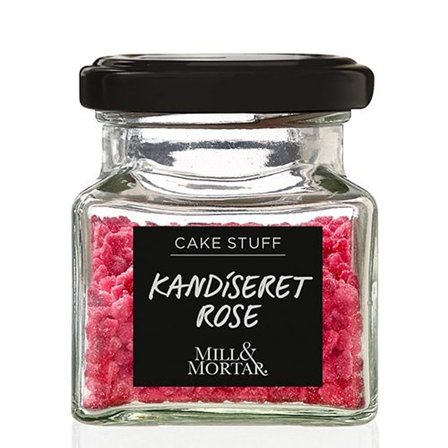 Mill & Mortar Kandiseret Rose 40 g, Helse & Madvarer, Snacks, Øvrigt