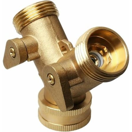 Dobbel vaskemaskinkran, 2-veis slangedispenser Y-form 3/4