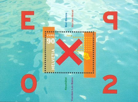 Schweiz - EXPO 2002 - Postfrisk miniark