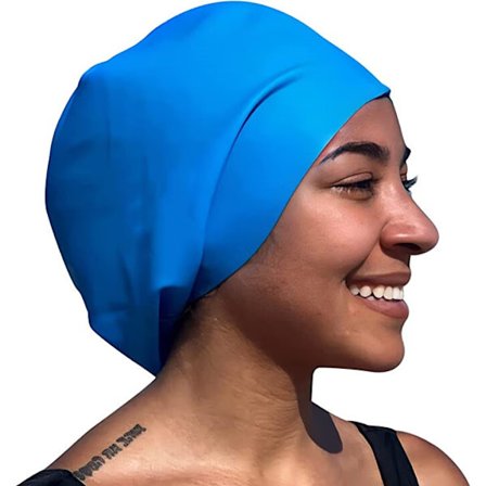 XL, Badehette for Dreadlocks Langt Hår Badehette Låser Badehette Afro Hår Badehette Holder Håret Ute av Vann. Badehette