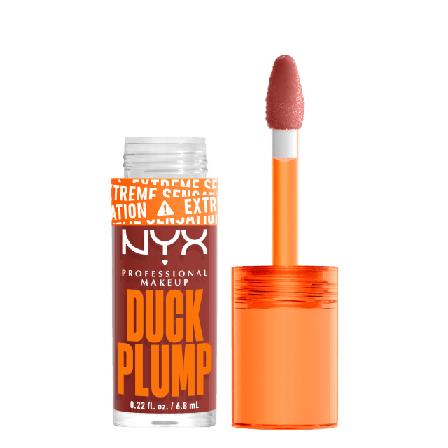 NYX Professional Makeup Duck Plump Lip Lacquer Läppglans Unisex Brun 7 ML