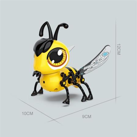 Honningbi Gul Hvit Leketøy Gjør det selv Sammensatt Touch Sensing Bee Insekt STEM Leketøy