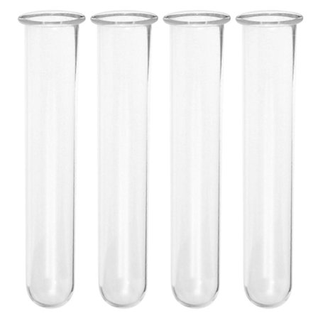4 stk. hydroponiske blomster glassrør formeringsrør lite plante terrarium rør plantevase