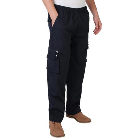 Krisp Herr Army Cargo Byxor Xl Marinblå