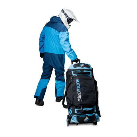 Torba na Wyposażenie z Kółkami Sledstore Czarny/Niebieski