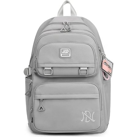 Ryggsekk for kvinner og menn, vanntett, skolesekk, barneskole, ungdomsskole, universitet, avslappet dagstursekk, ryggsekk, stor, multi-lommer, 30L