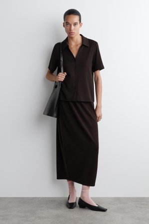 COS Women's Sheer Mesh Socks in Pink