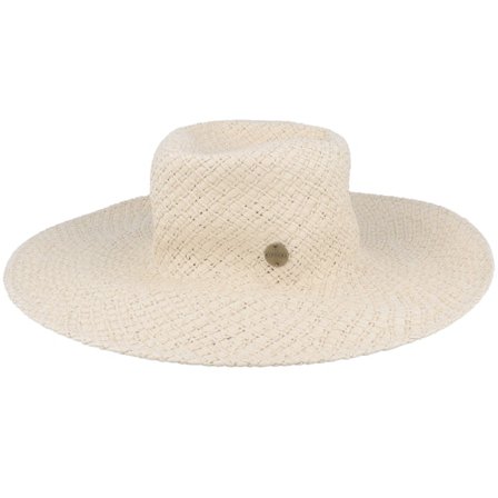 Rip Curl - Beige straw Hat - Sandy Mid Brim Boho Natural Straw Hat @ Hatstore