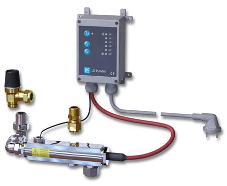 LK Systems Heater 350 Komfortvärmare 2-16 kretsrör, Värme