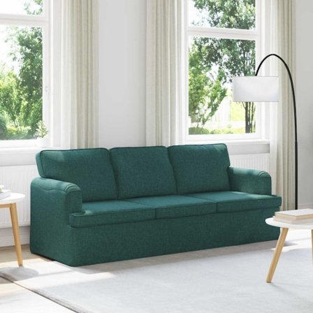 Soffa 180cm Mörkgrön Metall