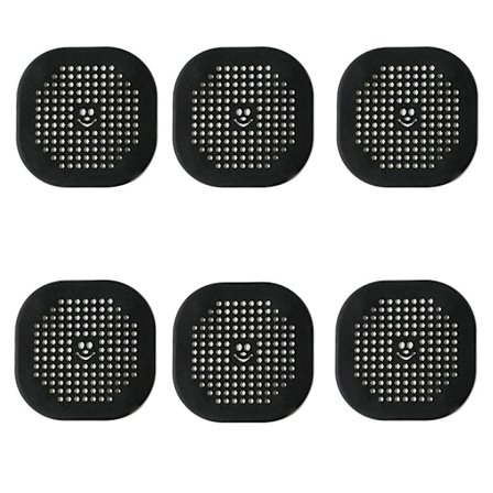 6 kpl Viemärin hiussihti Suihkun viemärisuoja MUSTA