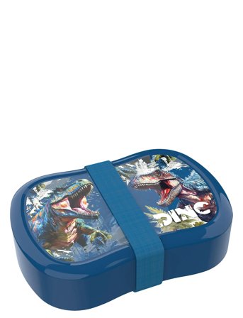 Lunch Buddies T-Rex Madkasse Blue Euromic