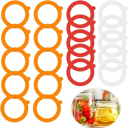 20 silikonpakninger for konservering