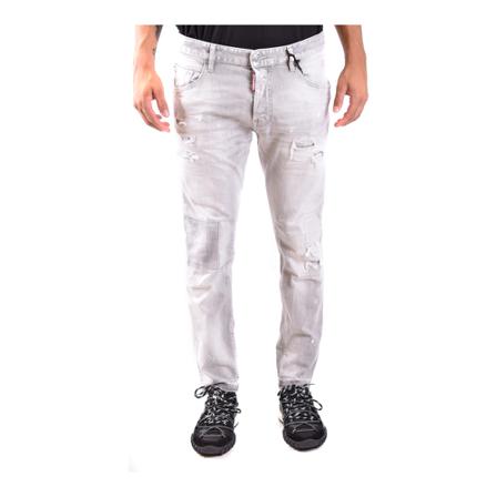 Dsquared2, Skinny Jeans Grijs, Heren, Maat:S