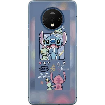 OnePlus 7T Genomskinligt Skal Stitch Vänner