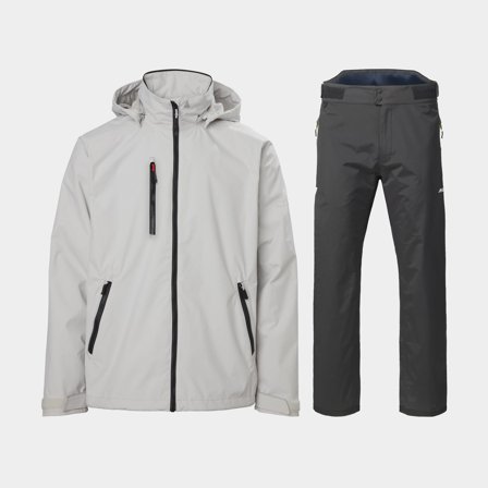 Seglarställ Musto Sardinia 2.0 + BR1 Solent, Platinum + Black, herr, XX-Large