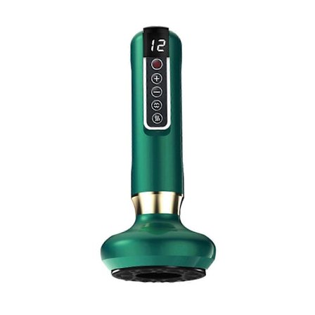 Kuppaussetti Gua Sha -hieronta Paineenpoisto Lämmitys Paineenpoisto 12 tilaa Älykäs sähköinen kuppaus Kannettava vihreä—yux