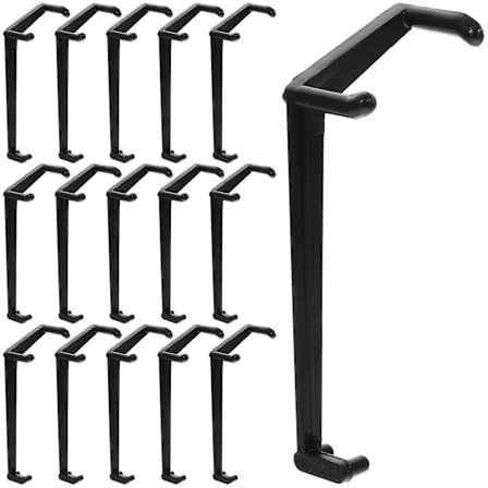 50 kpl haaralevittimiä Haaralevittimet Hedelmähaaran muotoiset haarakiinnikkeet (9X4X1 cm, musta)