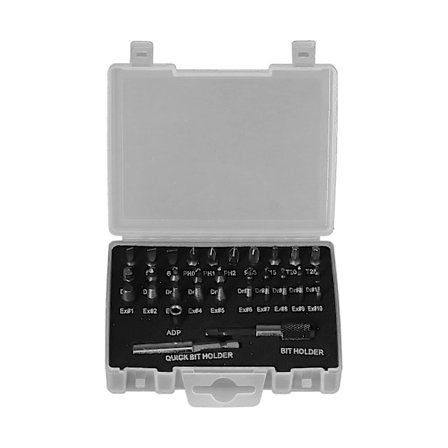 Skrueuttrekker-sett for skadede skruer, gjenbrukbart, effektivt, holdbart, robust, høyhastighetsstål, fjerner ødelagte skruer