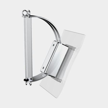 Supporto per specchio di poppa per idrogeneratore Watt & Sea Universal Support, per specchio di poppa inclinato (-45° & +45°)