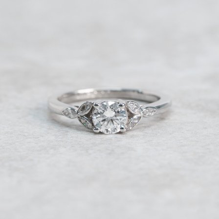 Vildapel, 18K Weißgold : Diamanten - Laborgezüchtet, Karat - 0.50 kt