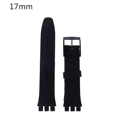 til Swatch 16/17/19/20mm Silikone Urrem Armbånd Slidstærk