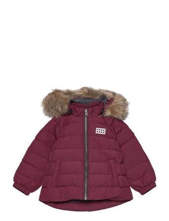 Lwjenni 700 - Jacket Parkas Jakke Rød LEGO Kidswear*Betinget Tilbud